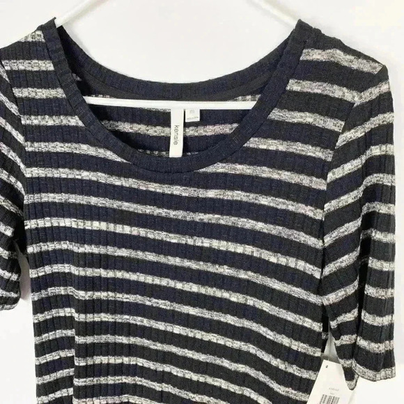 Kensie Mixed Rib Bodycon Dress Medium - Picture 8 of 8